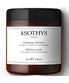 Sothys Delicious Scrub - Изысканный скраб для тела с корицей и имбирем 200 мл